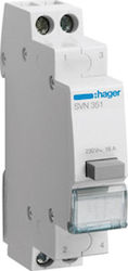 Hager Бутон За Релса 230V 16A