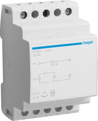 Hager Μετασχηματιστής Ράγας 8-12V 16VA 230V