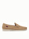 Sebago Flesh Out Beige Leder Herren Mokassins in Beige Farbe