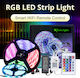 Smart Ταινία LED Wi-Fi 12V RGB Φως 10m Τύπου SMD5050 με Τροφοδοτικό, Τηλεχειριστήριο & WiFi Controller