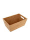 Atmosphera Storage Basket Bamboo Beige 30x13x20cm 1pcs