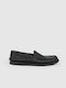 Nicon Footwear Co. 9 Men's Leather Moccasins Black