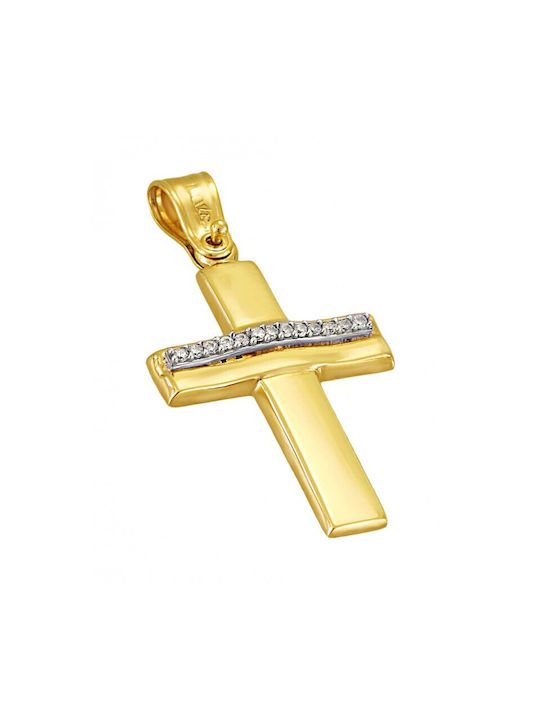 Gold Cross ST26492G 14 Carat gold cross