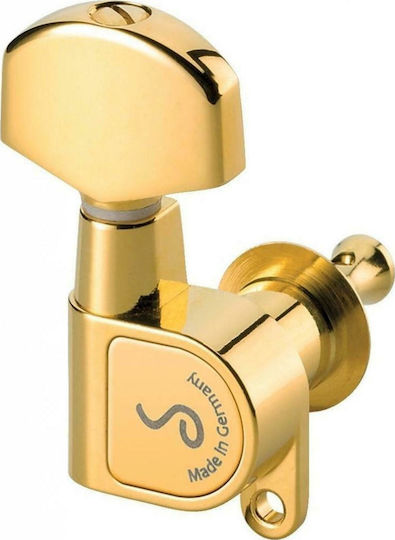Schaller Schaller M6 Elektrische Gitarre Saitenschlüssel 180 3L+3R Gold Gold