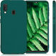 Matt Back Cover Σιλικόνης 1.2mm Πράσινο (Galaxy A20e)