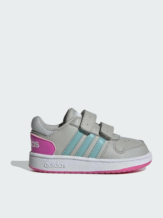 adidas Hoops 2.0 Grey Two / Mint Ton / Screaming Pink