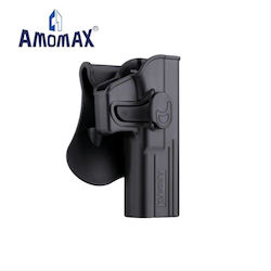 Amomax Θήκη Ζώνης για Πιστόλι Μαύρη