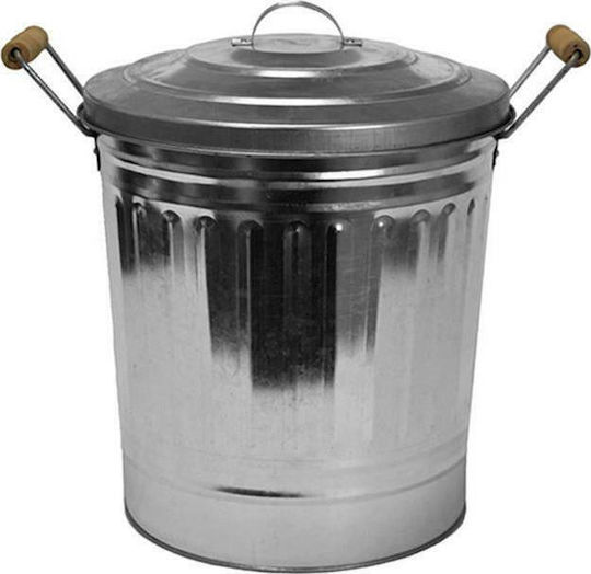 Atmosphera Waste Bin Waste Metallic Silver 13lt 1pcs
