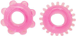 Toyz4lovers Timeless Flexible Cock Rings Pink 2pcs