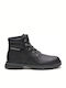 Quadrate Leather Black Men's Boots