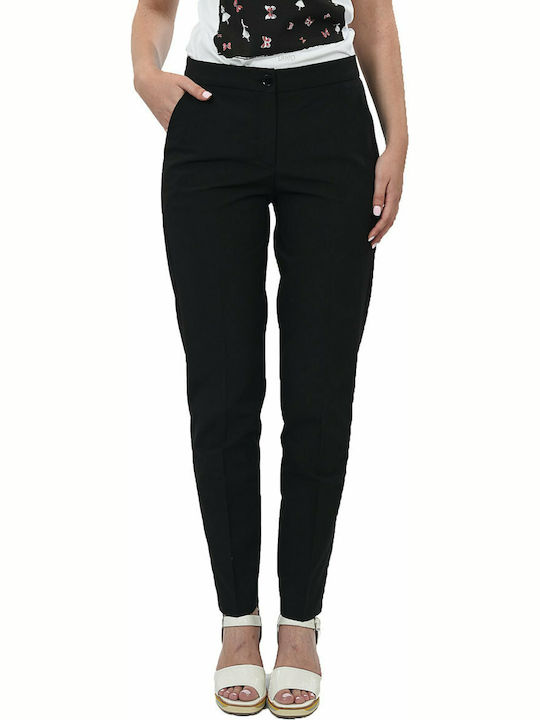 Emporio Armani Women's Fabric Trousers Black 3Z2P612X37Z-0999