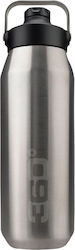 360 Degrees Insulated Wide Mouth Sip Cap 750ml Ασημί