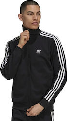 Adidas Adicolor Classics Beckenbauer Primeblue Geacă pulover bărbați cu buzunare Negru