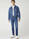Τexas Men's Jeans Pants with Regular Straight Fit Navy Blue