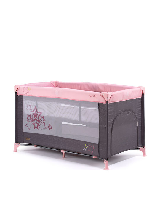 Chipolino Ariel Playpen 2 Levels with Mattress Gray 125x65cm