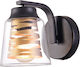 Rabalux Zenaida Vintage Lamp Wall with Socket E27 Black 14cm