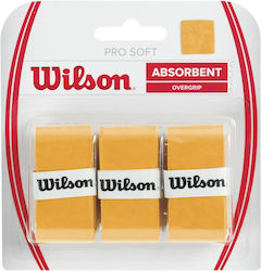 Wilson Pro Soft Overgrip Portocaliu 3τμχ Wilson Pro Soft Overgrip Portocaliu 3τμχ