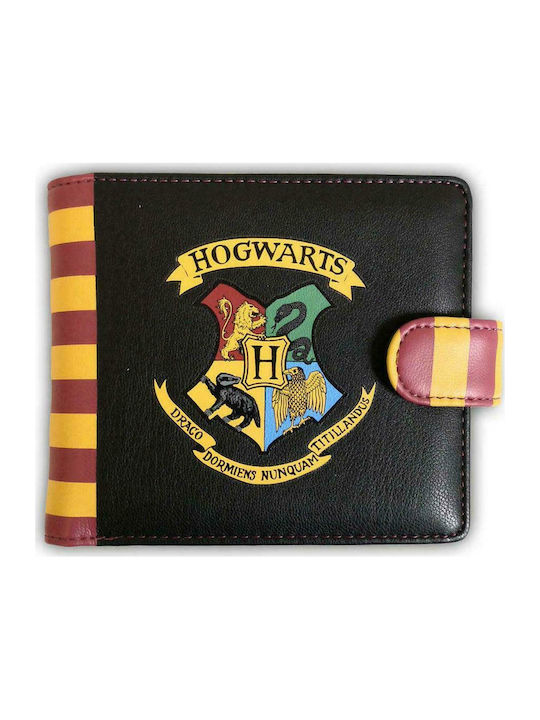 Groovy UK Harry Potter: Hogwarts Crest Portofel pentru copii pentru Băiat Negru GRV92411