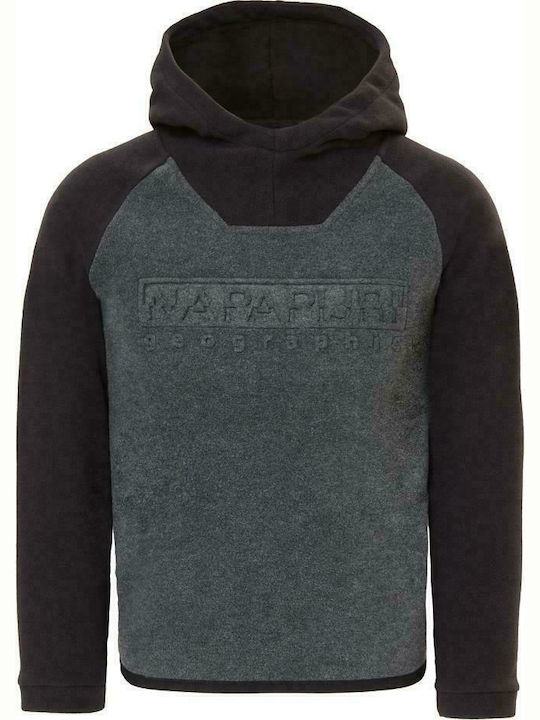 Napapijri Kids Sweatshirt with Hood Gray Tantan Hoodie