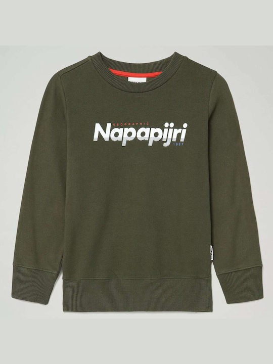 Napapijri Kinder Sweatshirt Khaki NP0A4EQ6-GE4