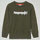 Napapijri Kinder Sweatshirt Khaki NP0A4EQ6-GE4