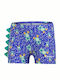 Speedo Corey Croc Allover Kinder Badeanzug Badeshorts Blau