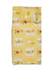 Viopros Σετ Σεντόνια Μονά Βαμβακερά Κίτρινο 165x265cm 3τμχ