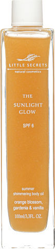 Little Secrets The Sunlight Glow Минерално Слънцезащитно Масло За Тяло SPF6 100мл
