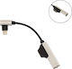 Andowl Q-A185 Lightning Male to 3.5mm Lightning Female Converter White 1 Piece