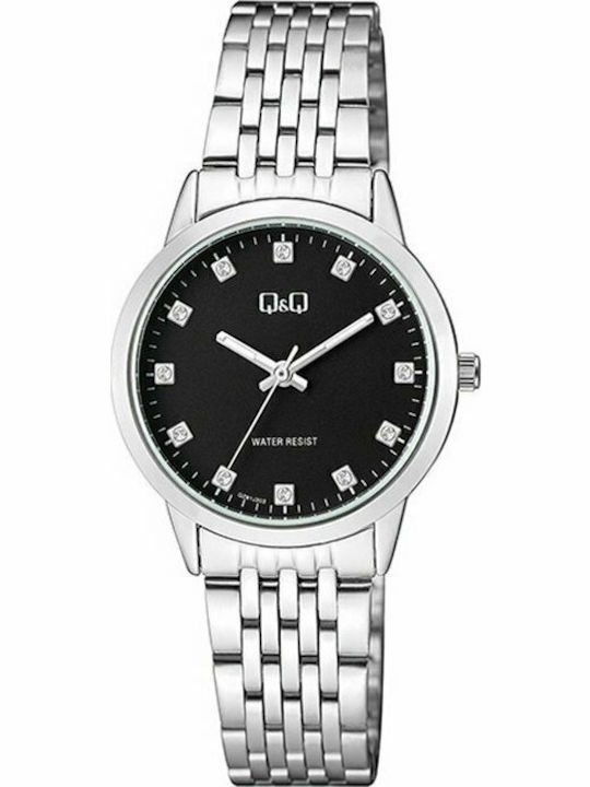 Q&Q Women's Watch with Silver Metal Bracelet