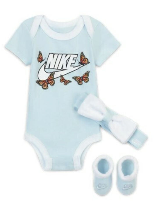 Nike Short-Sleeved with Accessories Light Blue 3pcs