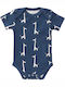 Fresk Giraffe Mâneca scurta Albastru