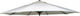 Lianos Replacement Corner Umbrella With Dimension 300cm Square Replacement Umbrella's Fabric Ecru 3x3m