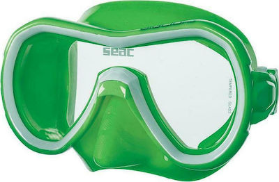 Seac Silicone Diving Mask Giglio Green/White Green