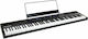 Alesis Electric Stage Piano Concert with 88 Semi-Weighted Keys Built-in Speakers and Connection with Headphones and Computer Black