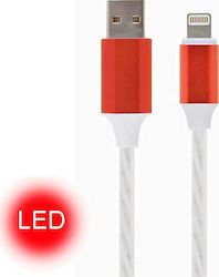 Cablexpert LED USB-A la Cablu Lightning 10W Roș...