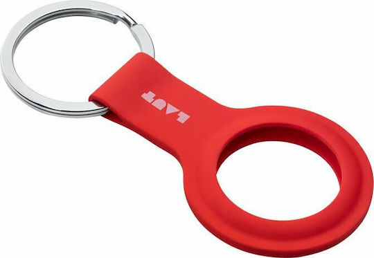 Laut Huex Keychain Case Silicone for AirTag in Red color