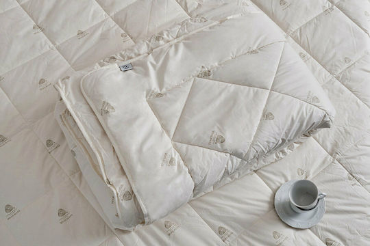 Cokitex Duvet Queen Wool 220x240cm Wool Perfect Ivory 13.5 togs Togs