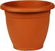 Viosarp Nο2 Flower Pot 21.5x17.7cm in Orange Color