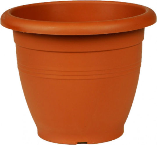 Viosarp Plastic Orange Flower Pot Viosarp Plastic Orange Flower Pot