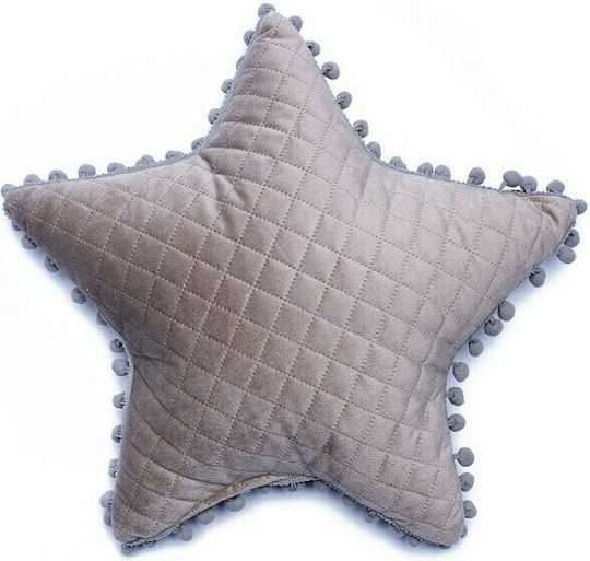 Palamaiki Crib Decorative Pillow Star Beige 34x34cm