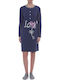 Luna Winter Women's Nightdress Blue 967
