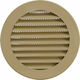 Europlast Vent Louver 12x12cm Round with Screen