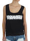 Women's Summer Blouse Sleeveless Black
