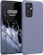 KWmobile Rubber Back Cover Silicon Gri lavanda ...