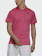 Adidas Tennis Freelift Herren Sportliches Kurzarmshirt Polo Rosa