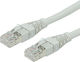 Roline S/FTP Cat.6a (Gigabit) Καλώδιο Δικτύου Ethernet 10m Γκρι