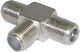 ATC F-Connector Female to F-Connector 2x Female Silver 1 Piece