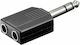 ATC Converter 6.3mm male to 6.3mm 2x female 1pcs 02.008.0014