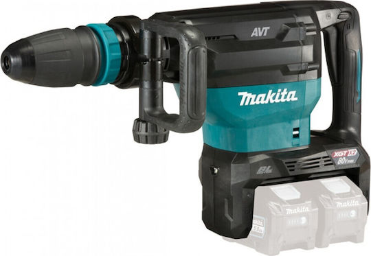 Makita XGT Κρουστικό Σκαπτικό Πιστολέτο Μπαταρίας 40V Solo με Υποδοχή SDS Max HM002GZ03